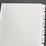 Divider Tabs