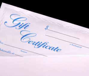 Gift Certificates