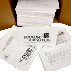 Donation Envelopes (Hoogland Center for the Arts)